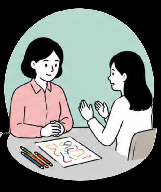 난화 미술치료, 선에 머문 마음을 천천히 바라보는 법 블로그 커버