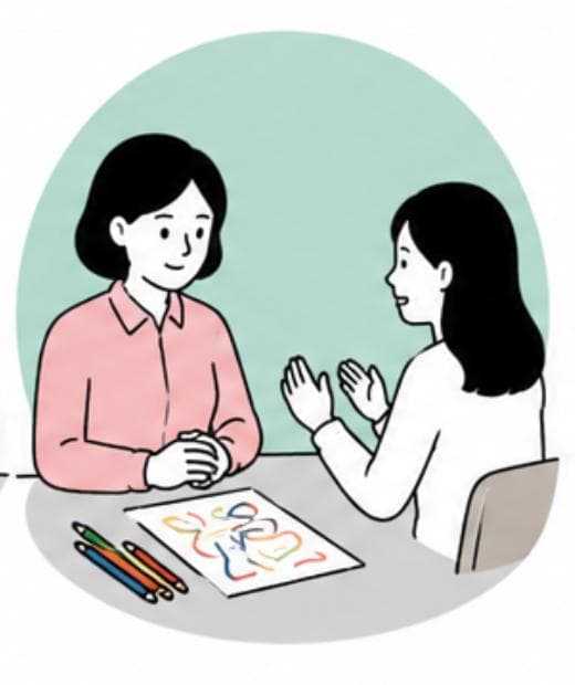 마음이 선을 따라 움직일 때: 난화로 만나는 지금의 나 블로그 커버